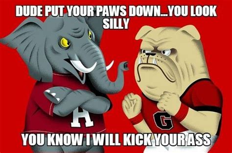 Alabama Football Vs Georgia Alabama Football Funny Alabama Crimson