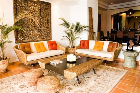 25 Classic Tropical Living Room Designs