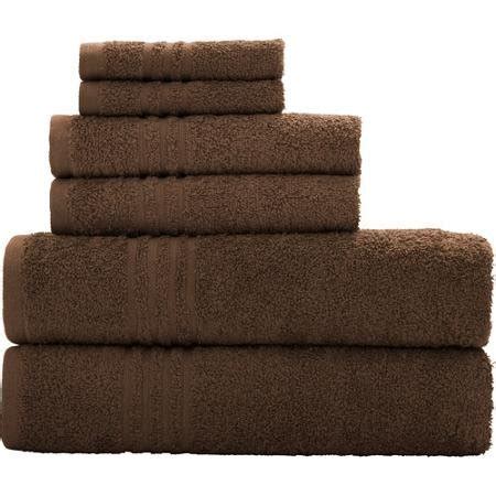 Buy Mainstays Essential True Colors Bath Towel Collection 6 Piece Set
