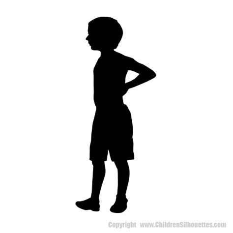 Boy Wall Silhouette Decals Childrens Decor