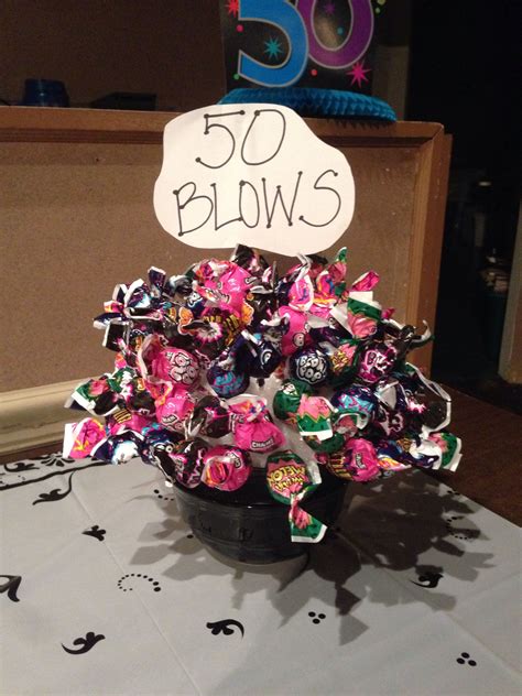 Send happy 50th birthday wishes for you to friends, family and loved ones on. 50 Blows bouquet - for a 50th birthday party/gift | 50th birthday party gifts, 50th birthday ...