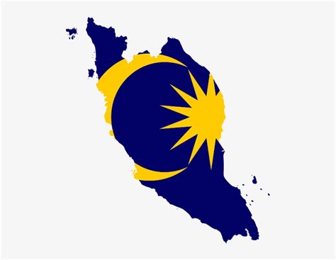 Download Flag Map Of West Malaysia Malaysia Map Flag Png Hd