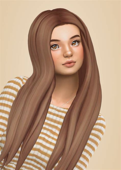 Maxis Match Long Hair Sims 4 Design Talk