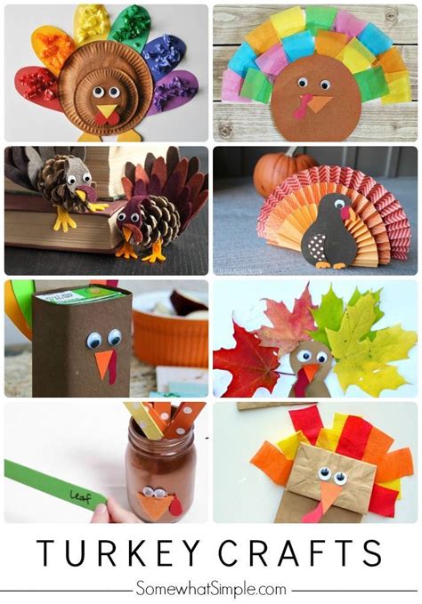 10 Turkey Treats And Turkey Crafts For Kids Crafts Thanksgiving