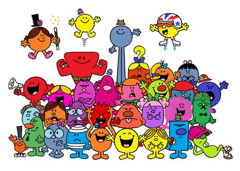 The Mr Men Show Characters By Theawesomeworld On Deviantart