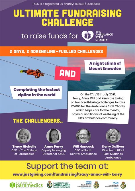 Ambulance Leaders Team Up For The Ultimate Fundraising Challenge