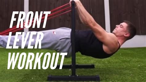 Front Lever Workout Ramass Fitness Tall Parallettes Dip Bars Youtube