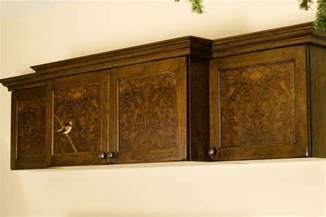 When buying walnut cabinets it's important to find out if you're getting solid walnut wood or just a walnut veneer. Custom Media Cabinet Made From White Oak And Walnut Burl ...