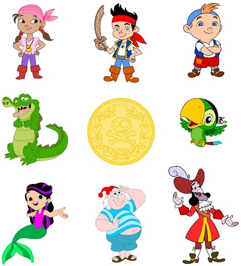 Jake And The Neverland Pirates Characters Png