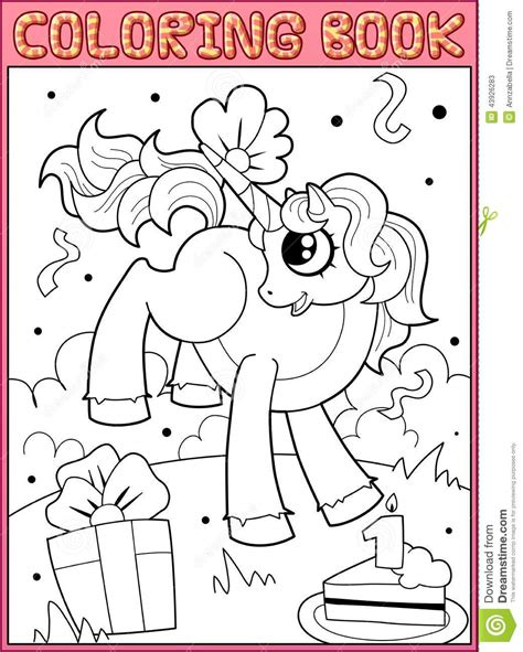 Page de livre de coloriage illustration de vecteur. Illustration du