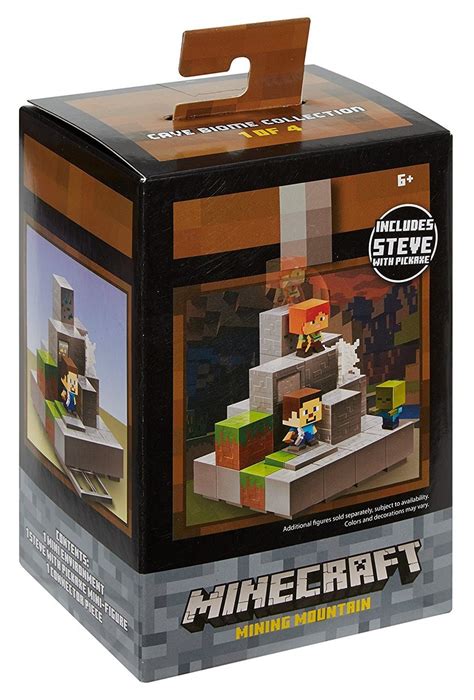 Minecraft Cave Biome Collection Mining Mountain Mini Figure Environment