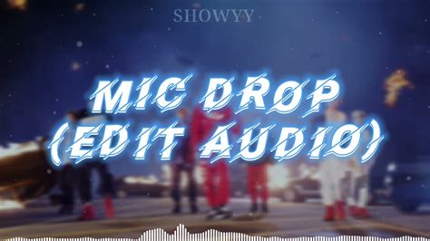 Mic Drop Edit Audio Youtube