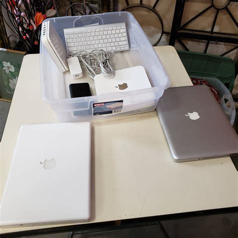 Tote Of Apple Devices Untested