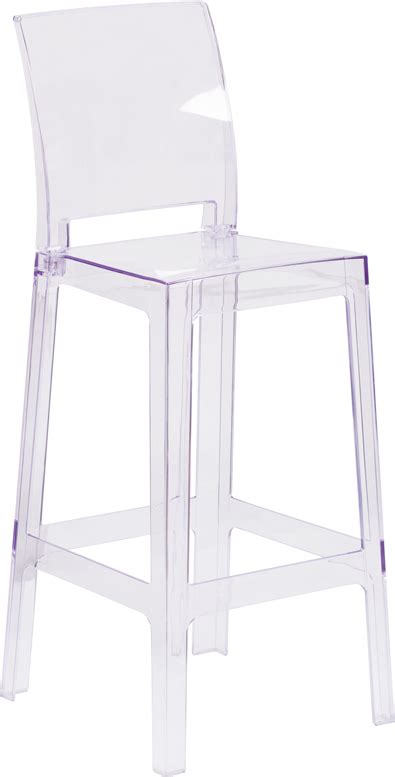 Featuring near invisibility, the modern and transparent square back ghost chair from flash furniture is made of sturdy polycarbonate. Clear - Square Back Ghost Chair - What's the Occasion