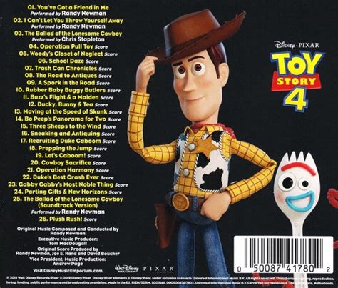 Toy Story 4 Original Soundtrack Cd Album Muziek