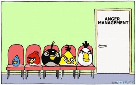 Angry Birds Anger Management Class Funny And Sexy Videos And Pictures