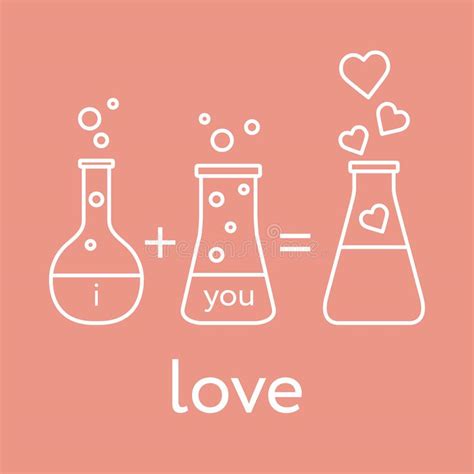 Chemistry Of Love Stock Vector Illustration Of Relationship 118818796