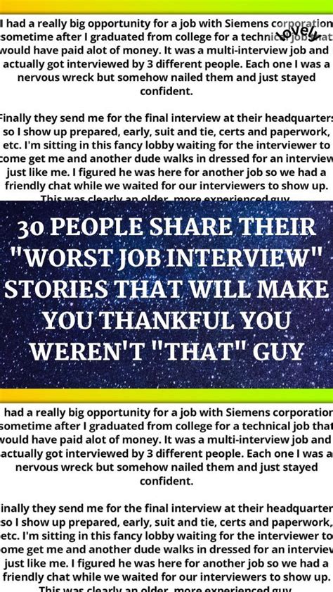 30 People Share Their Worst Job Interview Stories That Will Make You Thankful You Weren T That