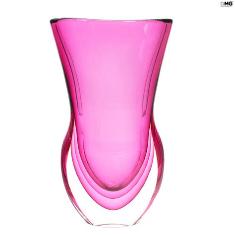 Vase Alpha Purple Sommerso Original Murano Glass Omg