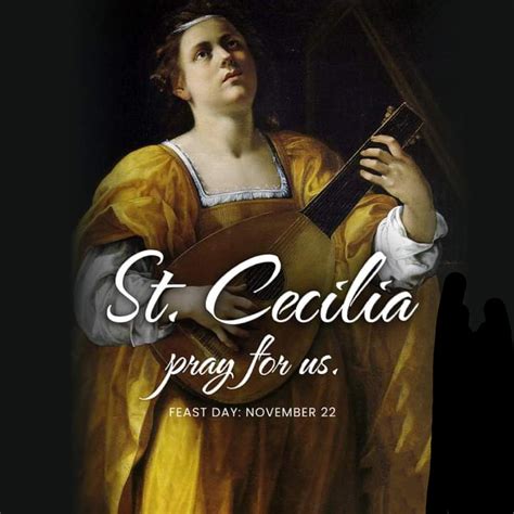 Feast Of Saint Cecilia 22nd November Prayers And Petitions