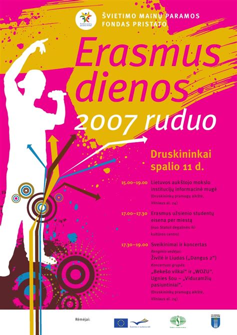 Erasmus dienos plakatas