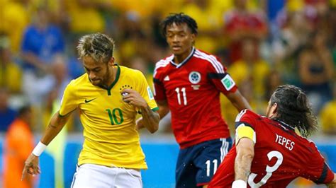 fifa world cup 2014 bruising brazil stretch laws to the limit in 2 1 quarter final win over