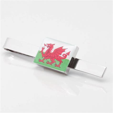Welsh Flag Tie Slide By Badger And Brown Tie Slide Specialists