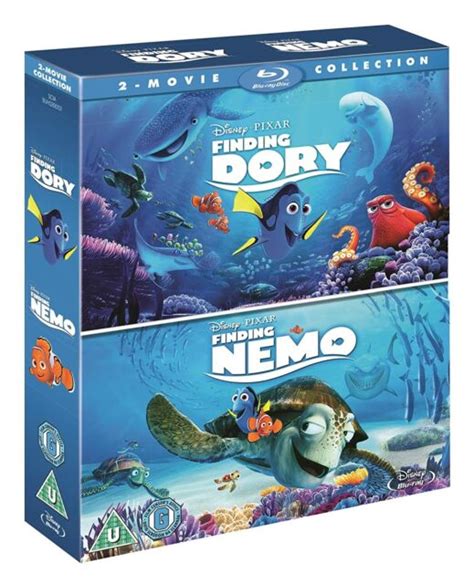 FINDING NEMO DORY 1 2 Blu Ray Box Set 2 Movie Disney Pixar
