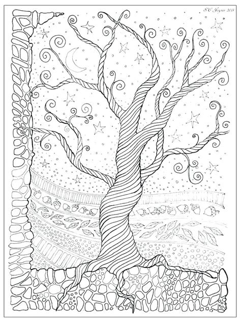 Are there any printable coloring pages for adults? Tree Mandala Coloring Pages at GetDrawings | Free download