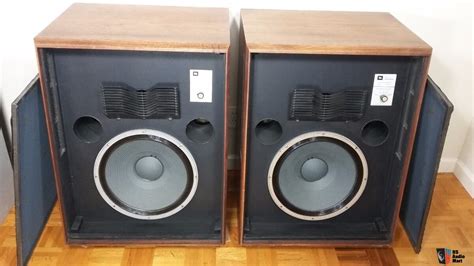 Pair Of Vintage Jbl L200 Studio Master 2 Way Speakers Photo 1300053
