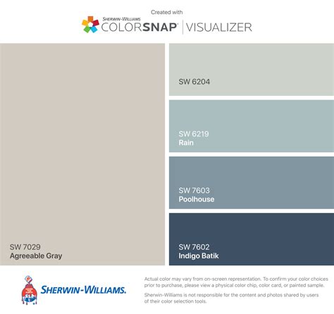 Image Result For Poolhouse Blue Sherwin Williams Color Palette
