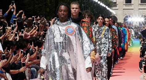 Virgil Abloh Presents First Collection As Mens Artistic Director For