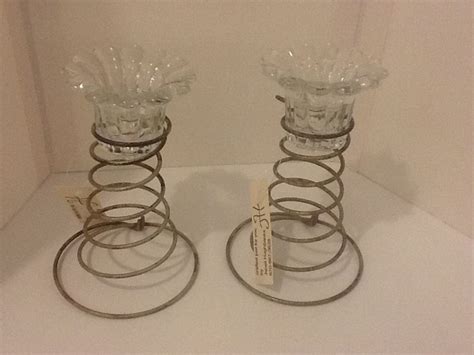 Bed Spring Candle Holders Ready For My Booth Spring Candle Holders