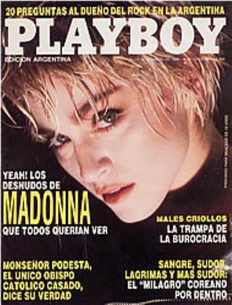 Madonna Playboy Argentinean Magazine No