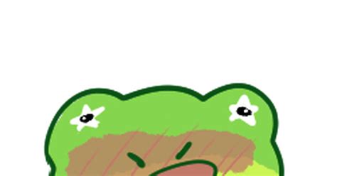 Frog Frogs Emote Blush Frog F2u Pixiv