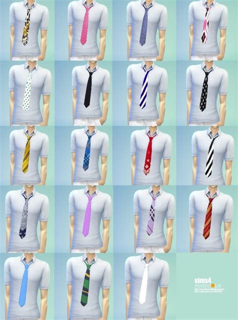 Acc Tie Sims 4 Accessories