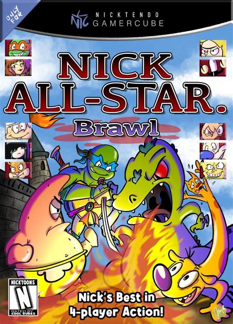Nick All Star Brawl Smash Melee Cover Nickelodeon All Star Brawl Know Your Meme