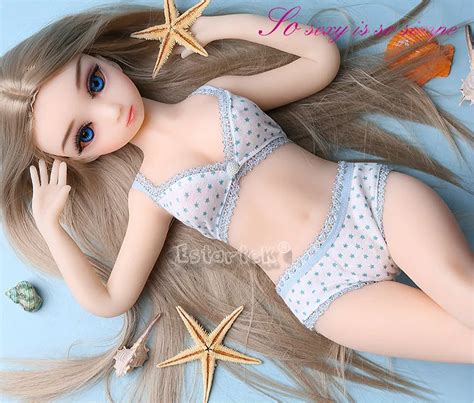 65cm estartek 1 3 high quality sexy soft tpe silicone doll lovely anime head lisa full set