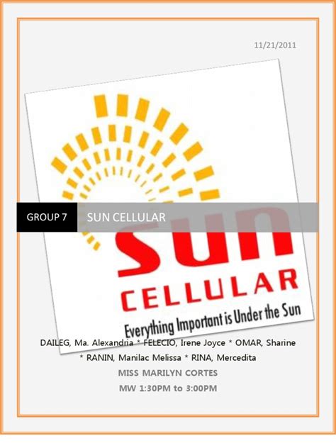 Sun Cellular Pdf Mobile Phones Mobile Telecommunications
