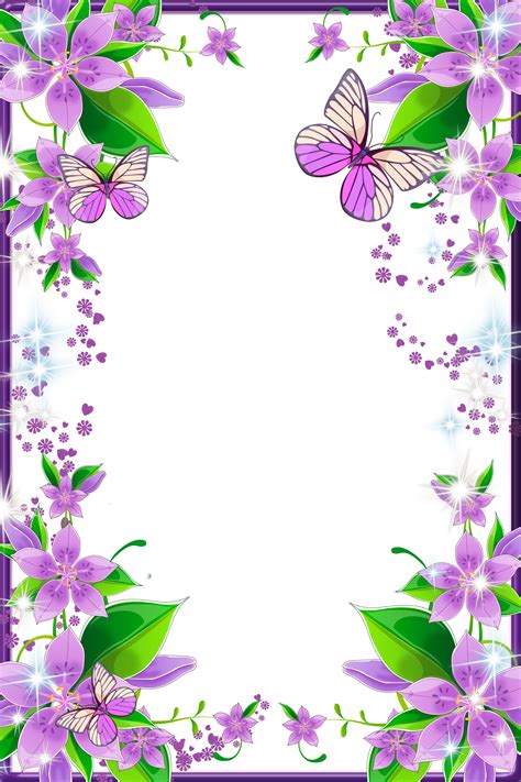 Butterflies Clipart Picture Frame Picture Butterflies Clipart