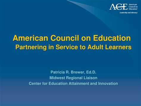 Ppt American Council On Education Powerpoint Presentation Free