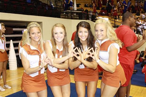 Zeta Tau Alpha University Of Texas At Austin Introducing The Newest Texas Cheer Co Captains