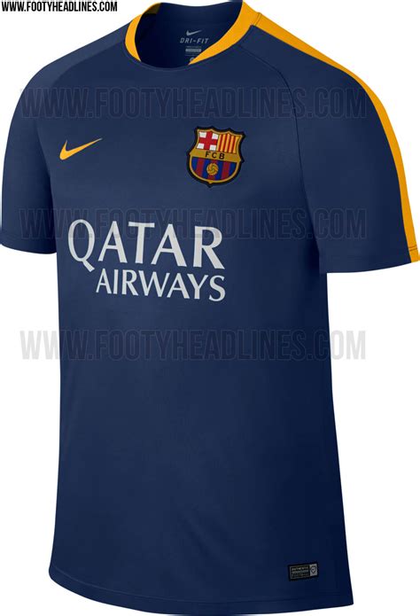 Fc Barcelona 15 16 Pre Match And Training Shirts Revealed Footy Headlines