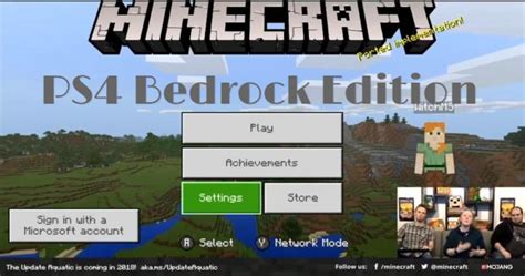 Minecraft Ps4 Bedrock Edition Revealed The Cross Play Change Latest