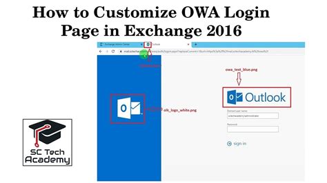 How To Customize OWA Login Page In Exchange 2016 YouTube