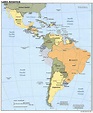 Online Maps: Map of Central and South America