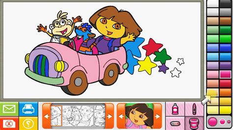 Dora The Explorer Nick Jr Coloring Book Youtube