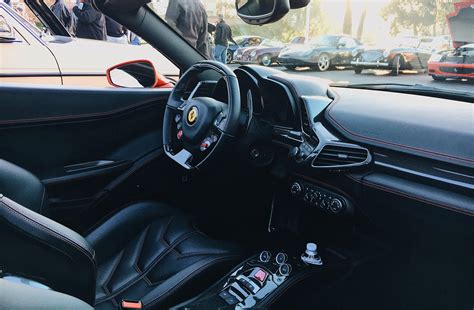 458 Interior Ferrari