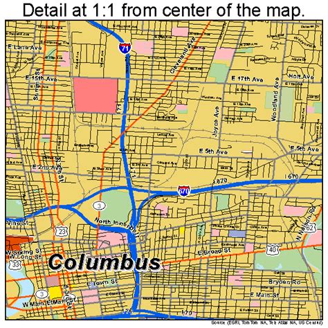 4000 S High Street Columbus Ohio Map Map