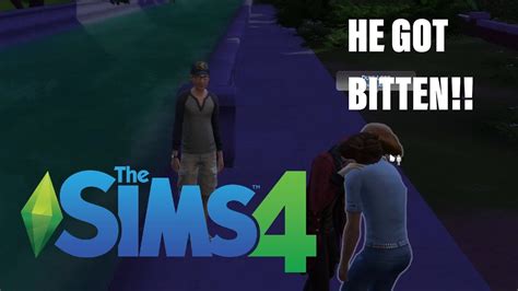 My Sim Got Bitten By A Vampire The Sims 4 Youtube